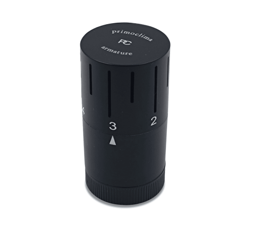 Термостатическая головка Primoclima Tubus M30x1.5 черный матовый PCHEAD44B