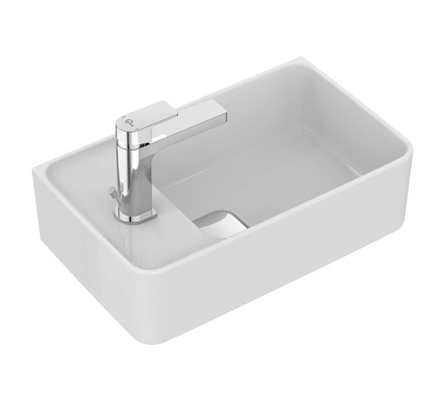 Раковина накладная Ideal Standard Strada II 45x27 см 1 отверстие белый T299501