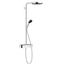 Душевая система Hansgrohe Pulsify S 260 1jet с термостатом ShowerTablet Select 400 хром 24220000