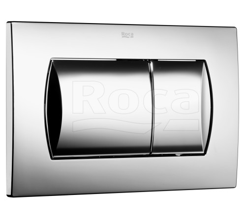 Панель смыва Roca Active 62B 2 режима 255х158х32 мм хром глянцевый 8901160B1