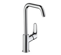Смеситель для раковины Hansgrohe Focus 240 236 мм поворотный излив со сливным гарнитуром 31609000