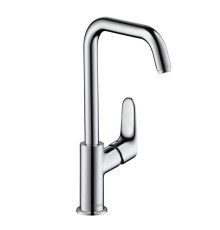 Смеситель для раковины Hansgrohe Focus 240 236 мм поворотный излив со сливным гарнитуром 31609000