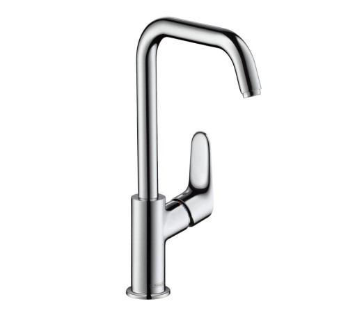 Смеситель для раковины Hansgrohe Focus 240 236 мм поворотный излив со сливным гарнитуром 31609000