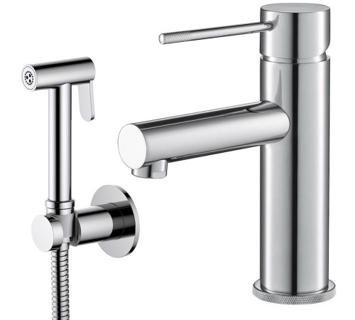 Смеситель для раковины с гигиеническим душем Timo Saona 2360/00G хром