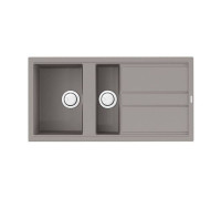 Кухонная мойка Omoikiri Kitagawa 100-2-GR Artceramic 100x51 см leningrad grey 4993804