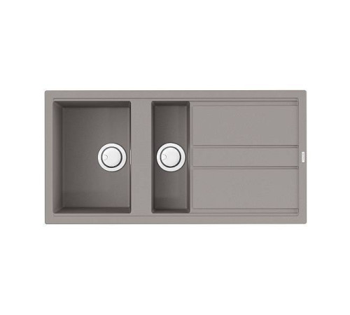 Кухонная мойка Omoikiri Kitagawa 100-2-GR Artceramic 100x51 см leningrad grey 4993804