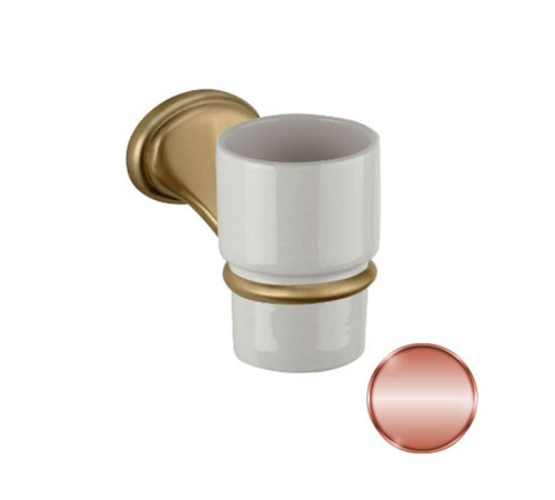 Стакан для зубных щеток Daniel Revival подвесной керамика белый медь REPB940 vr 64