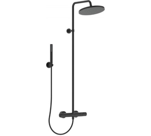 Душевая система с термостатом Ideal Standard Ceratherm T25 черный матовый BC748XG