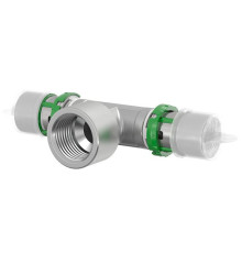 Тройник пресс Comap SkinPress 20х1/2х20 ВР латунный 7130GW201220