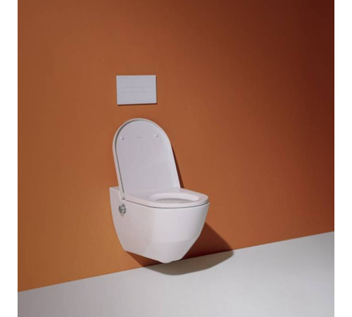 Унитаз-биде подвесной Laufen Cleanet Navia безободковый с сиденьем микролифт белый 8.2060.1.400.000.1