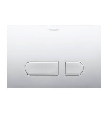 Клавиша смыва для унитаза Duravit DuraSystem A1 217х146 мм двойной смыв хром WD5001021000