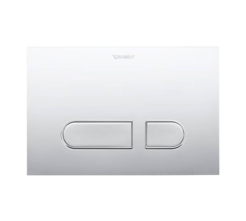 Клавиша смыва для унитаза Duravit DuraSystem A1 217х146 мм двойной смыв хром WD5001021000