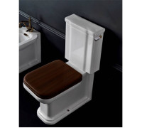 Унитаз-моноблок Kerasan Waldorf 68х40 см белый/бронза 417901/411701/760393/756993