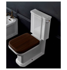 Унитаз-моноблок Kerasan Waldorf 68х40 см белый/бронза 417901/411701/760393/756993