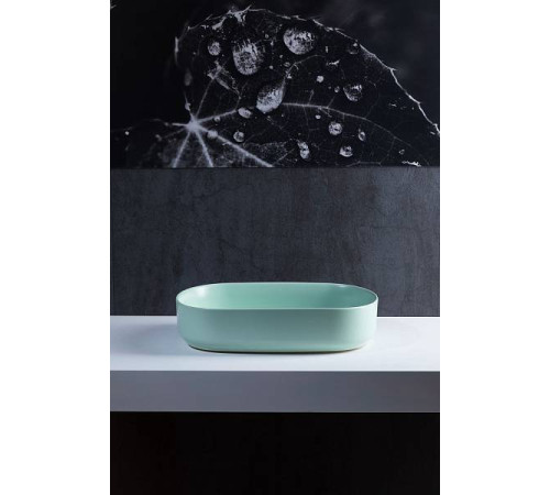 Раковина накладная Allen Brau Fantasy 55 см зеленый 4.11022.MT