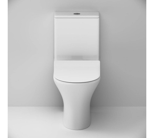 Унитаз-компакт напольный AM.PM Sense FlashClean с сиденьем микролифт C748600SC