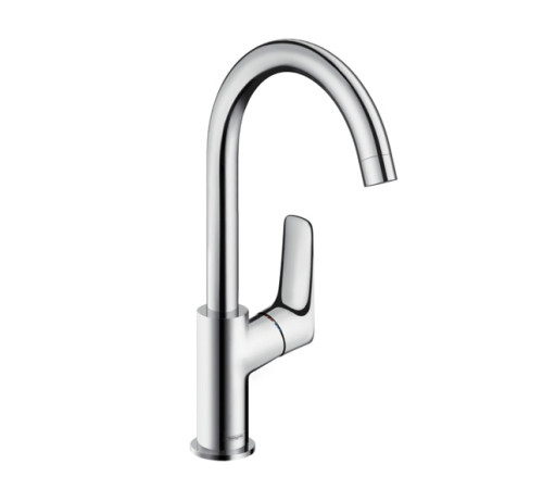 Смеситель для раковины Hansgrohe Logis 210 с поворотным изливом без сливного гарнитура 71131000