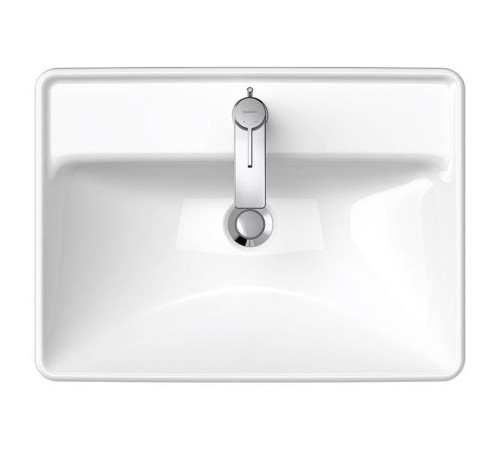 Раковина встраиваемая сверху Duravit D-Neo 60х40 см 1 отверстие белый 0357600027