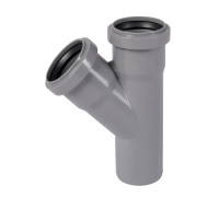 Тройник для внутренней канализации Ostendorf HTEA 50/50 мм 45° 112200