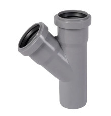 Тройник для внутренней канализации Ostendorf HTEA 50/50 мм 45° 112200