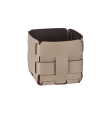 Корзинка ADJ Mini Bottega 12х12х13 см капучино/шоколад 1013.04/06