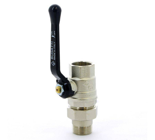 Кран шаровой Bugatti Oregon 1 НВ со сгоном рычаг 03200034