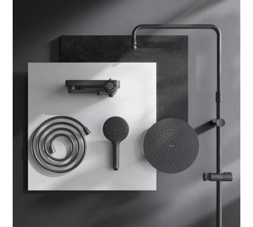 Душевая система AM.PM Like черный матовый F0780722