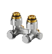 Узел нижнего подключения Oventrop Multiflex F угловой 1/2 HP x 3/4 HP 1015994