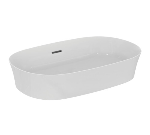 Раковина накладная Ideal Standard Ipalyss 60 см без отверстия Diamatec белый E139701