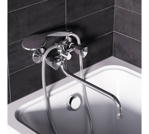 Смеситель для ванны и душа AM.PM Bliss L с длинным изливом 349500000