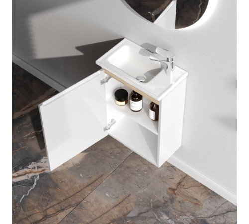 Тумба под раковину подвесная AM.PM X-Joy 45 см 1 дверца белый глянец M85AFHX0451WG