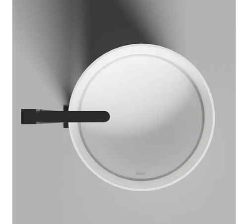 Раковина напольная Salini Armonia Round 01 45х45х90 см S-Sense белый глянцевый слив в стену 130411G