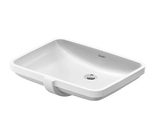 Раковина встраиваемая снизу Duravit No.1 55х40 см без отверстия белый глянцевый 03945500282/03955500282
