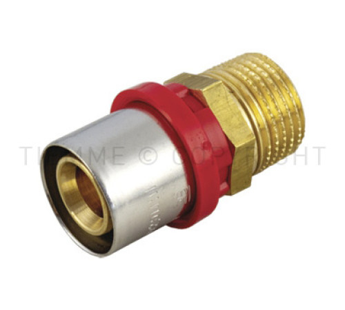 Муфта пресс Tiemme с наружной резьбой 16х3/4 НР 1660031