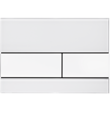 Панель смыва для унитаза TECE TECEsquare стеклянная белый 9240800