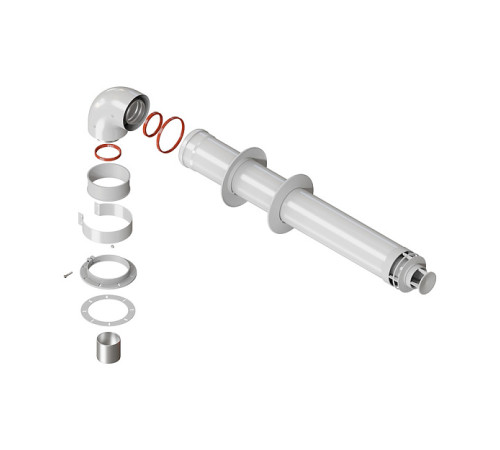 Комплект дымохода коаксиальный Krats Стандарт 60/100 мм 900 мм KTS-01-075