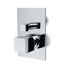 УЦЕНКА Смеситель встраиваемый Bossini Cube с девиатором на 2 направления хром Z004202.030_УЦ