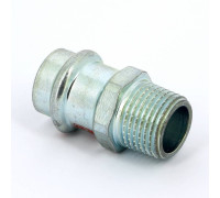 Муфта переходная пресс-Н Viega Prestabo оцинкованная сталь 18х1/2 559014