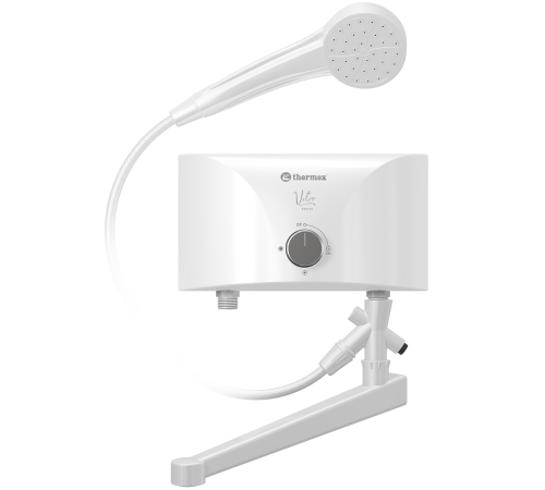 Водонагреватель проточный Thermex Vetro 6500 combi 6.5 кВт 15951