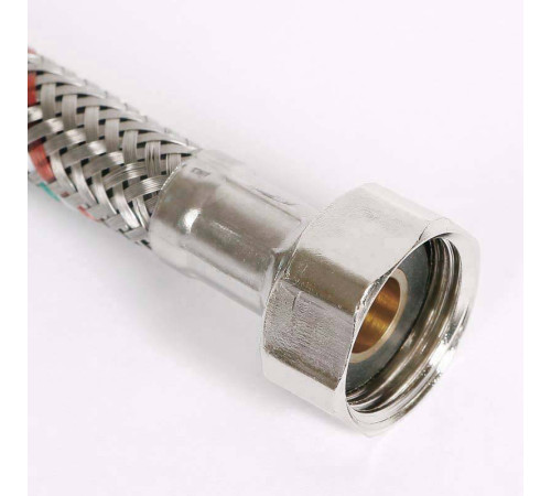 Гибкая подводка для воды Uni-Fitt DN 8 1/2 ВВ 80 см нержавеющая сталь 500S2008