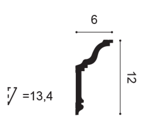 Карниз потолочный Orac Decor CX192