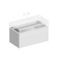 Тумба подвесная Kerama Marazzi Logica 86.8x46x40.3 см 2 ящика белоснежный LOG.90.2\WHT