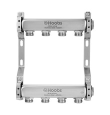 Комплект коллекторов Hoobs из нержавеющей стали без регулировки 1 x 3/4 4 выхода HB-INCGK-814504