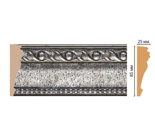 Молдинг DECOMASTER 152 85х25х2400 мм 152-44 ДМ