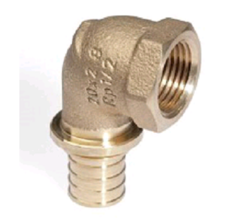 Угольник-переходник Rehau RAUTITAN RX+ 16-Rp 1/2 ВР бронза 14563533001