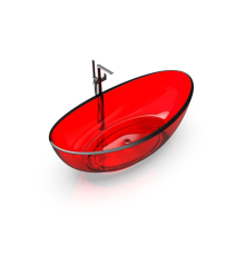 Ванна отдельностоящая Knief Oval Shape 1800х930х560 мм Red Wine 70001040