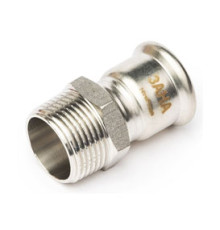 Ниппель переходной Sanha NiroPress 91243G 22x1/2 ВПр-НР нержавеющая сталь 691243G2212.3