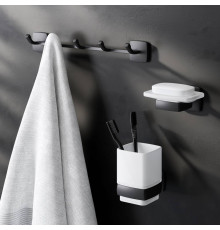 Набор аксессуаров для ванной комнаты AM.PM X-Joy черный AK90B1903B