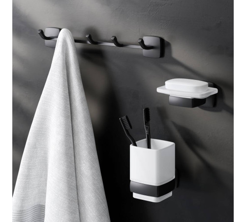 Набор аксессуаров для ванной комнаты AM.PM X-Joy черный AK90B1903B