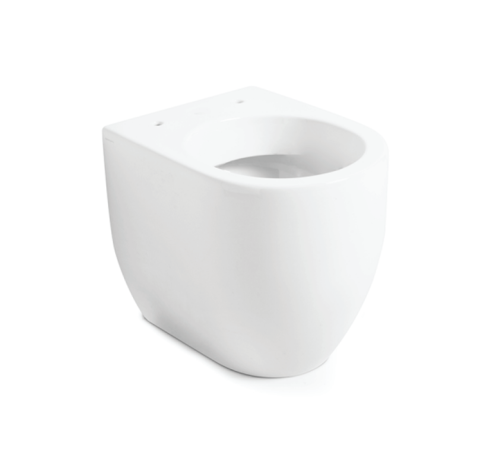 Унитаз напольный Kerasan Flo 53х37 см безободковый белый 310901